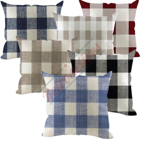 Buffalo Small Check Gingham Plaid - Dove Gray - Decorative Throw Pillow