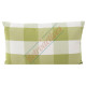 Buffalo Check Gingham Plaid - Pear Green and White - Double Sided - Lumbar - Decorative Throw Pillow