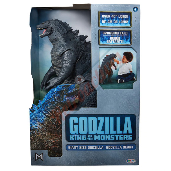 Jakks-Pacific Giant Sized Godzilla Action Figure – 40 Inch Head-To-Tail Action Figure - 2019 Godzilla King of the Monsters Movie Figure