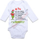 The Grinch My Day  Infant and Toddler Bodysuit - Cotton Onesie - Long Sleeve - Many Sizes