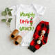 Naughty Little Grinch Infant and Toddler Bodysuit - Cotton Onesie - Short Sleeve - Many Sizes