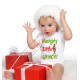 Naughty Little Grinch Infant and Toddler Bodysuit - Cotton Onesie - Short Sleeve - Many Sizes