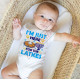 I'm Just Here For The Latkes - Humorous Hanukkah Infant and Toddler Bodysuit - Cotton Onesie - Short Sleeve - Many Sizes