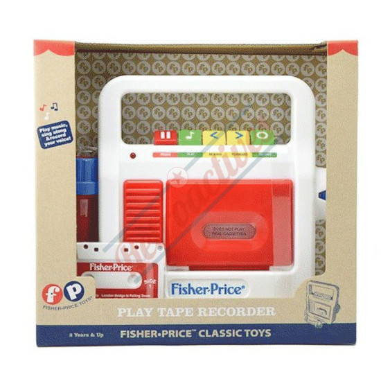 Fisher Price Classic Toys Play Tape Recorder