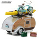 1947 Teardrop Trailer Hitch and Tow Trailer Greenlight 1:24 Series