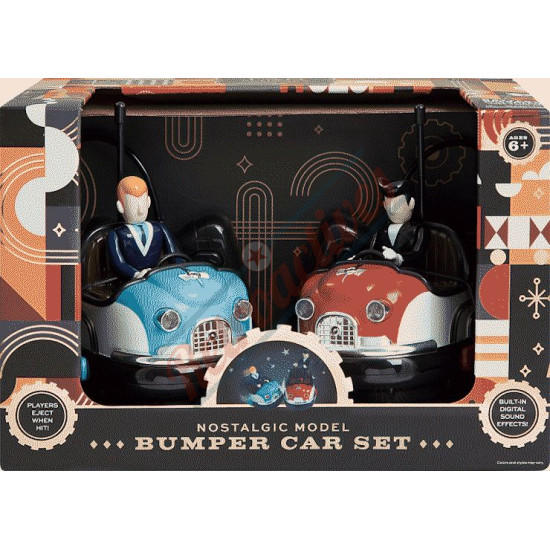 FAO Schwarz Retro Toy RC Bumper Car Set