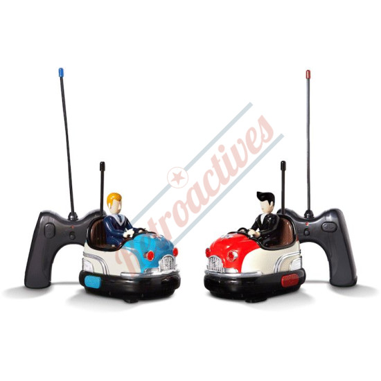 FAO Schwarz Retro Toy RC Bumper Car Set