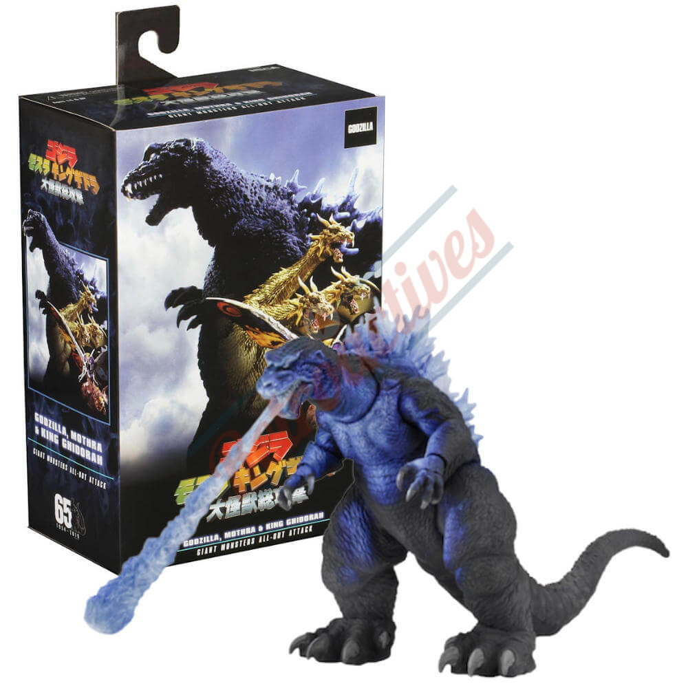 Neca Godzilla 12 Inch Head To Tail Action Figure 2001 Godzilla Atomic Blast Re Issue