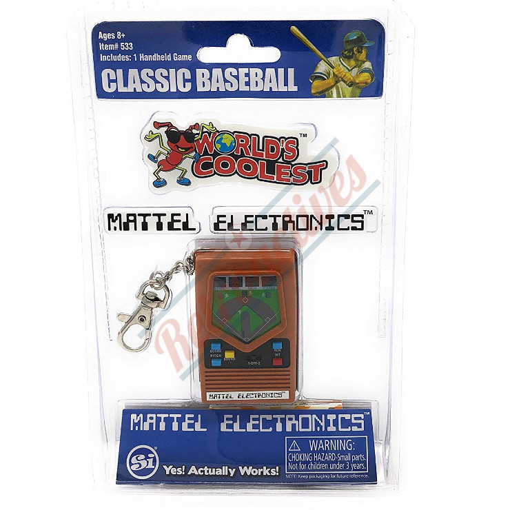 Mattel deals baseball handheld