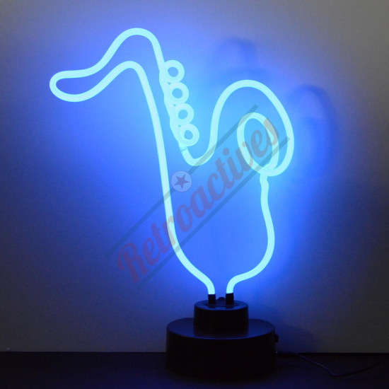 Saxaphone Neon Sculpture