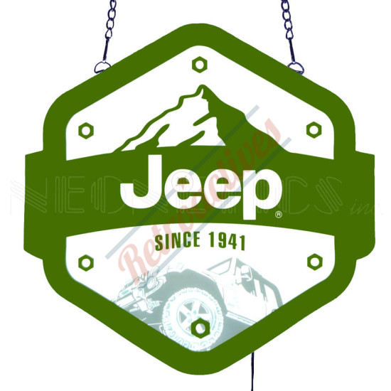 Jeep Since 1941 Slim Line LED Sign