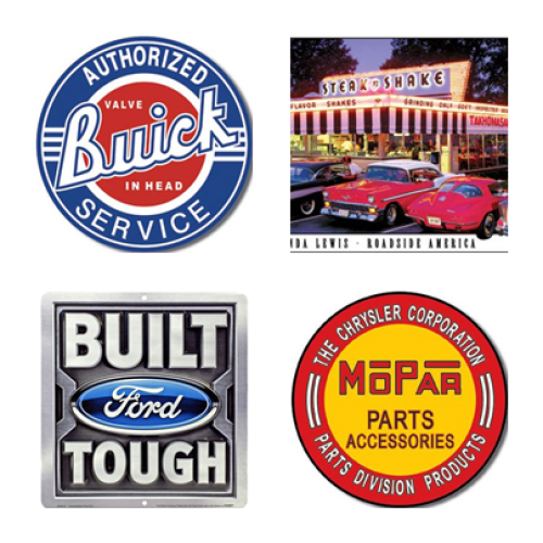 Automotive Tin Signs