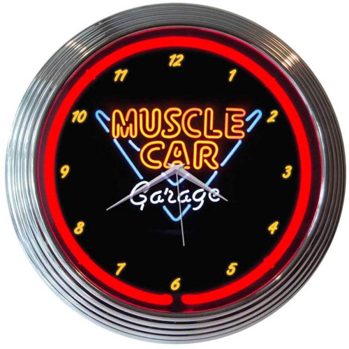 Ride Em Hard Sturgis Motorcycle Blue Neon Clock